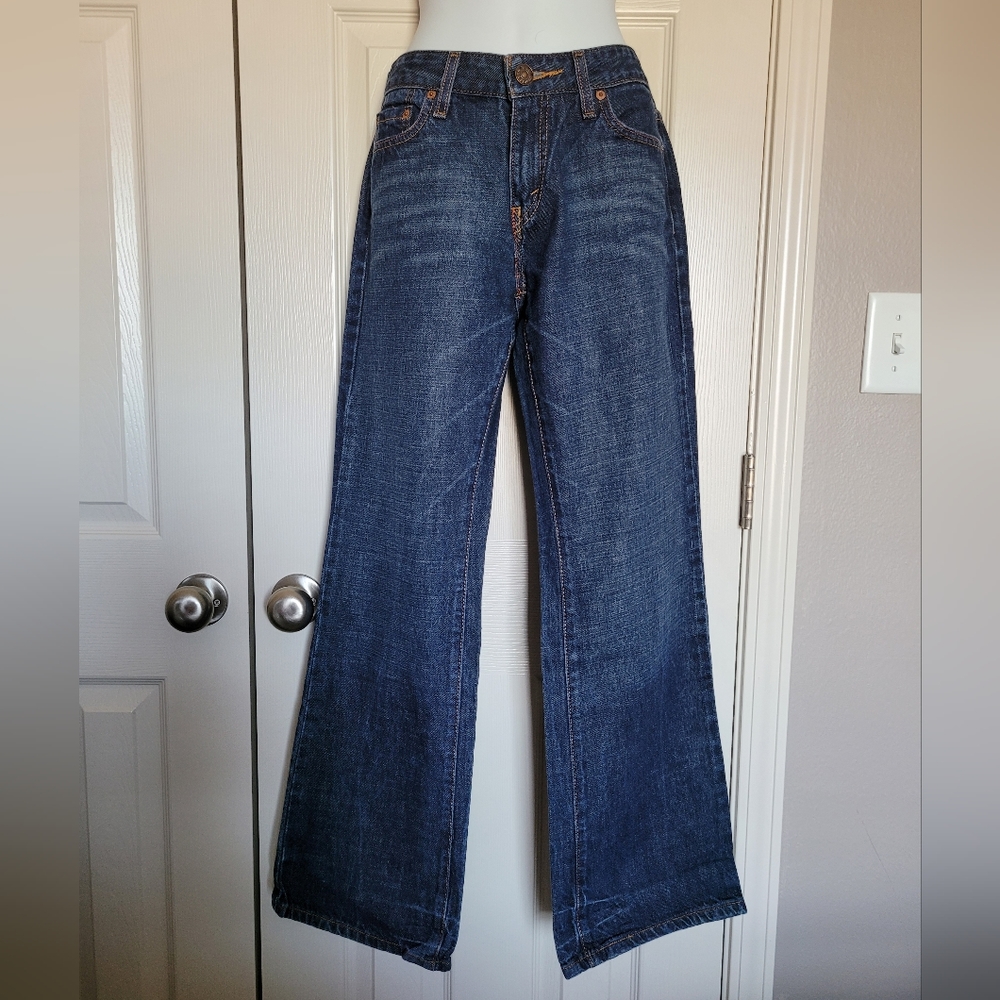 Levi 545 Low Boot Cut Jeans - Sz 10M, Med Blue, EUC